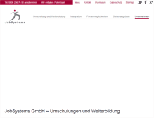 Tablet Screenshot of jobsystems.de